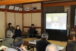 新潟県農業総合研究所畜産研究センターの小橋有里様より「稲WCSと稲ワラサイレージを乳牛の飼料にする研究」の講義