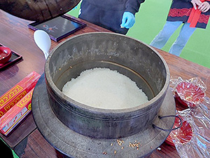 しただ米フェス2025かまど炊き